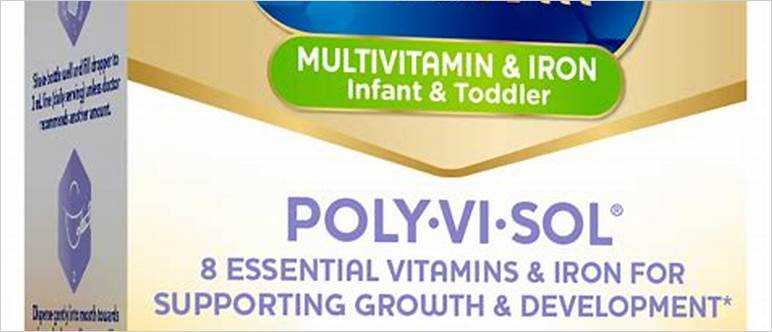 Infants multivitamin with iron